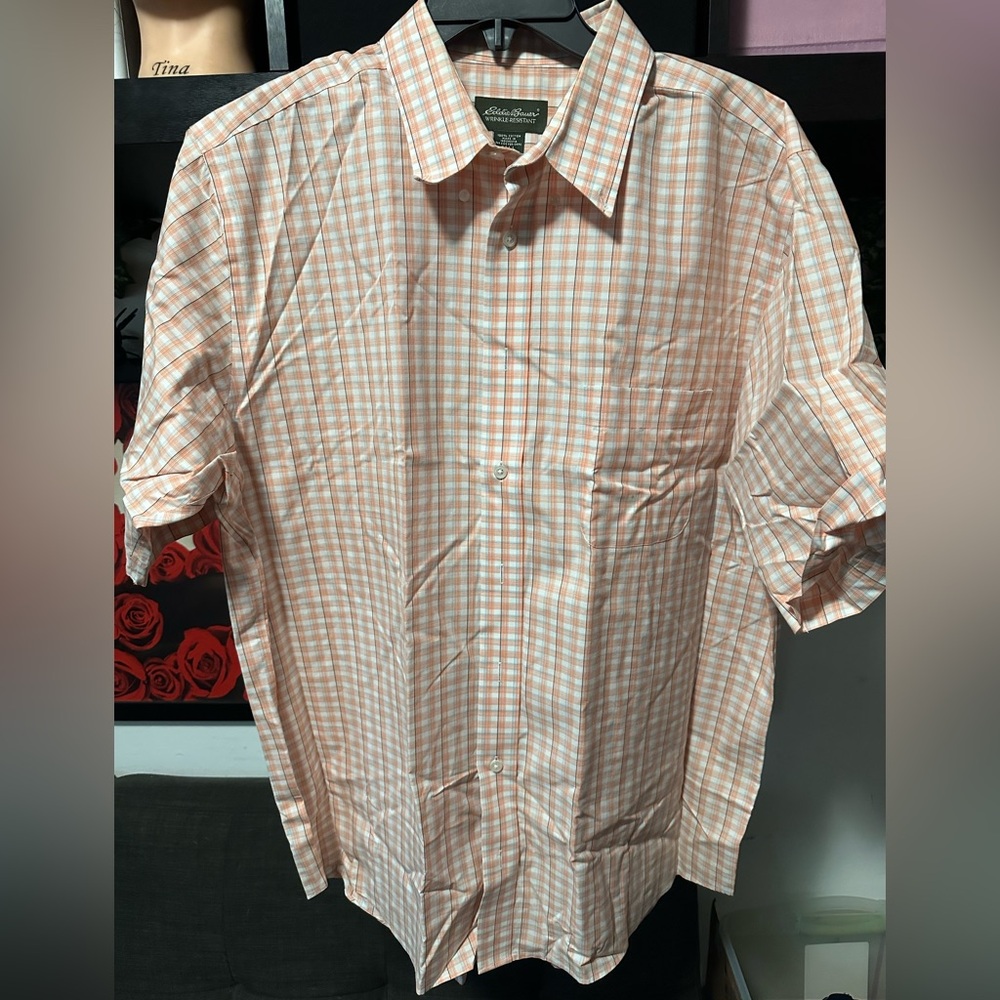 Eddie Bauer Men's Button Down Shirt Tall XL